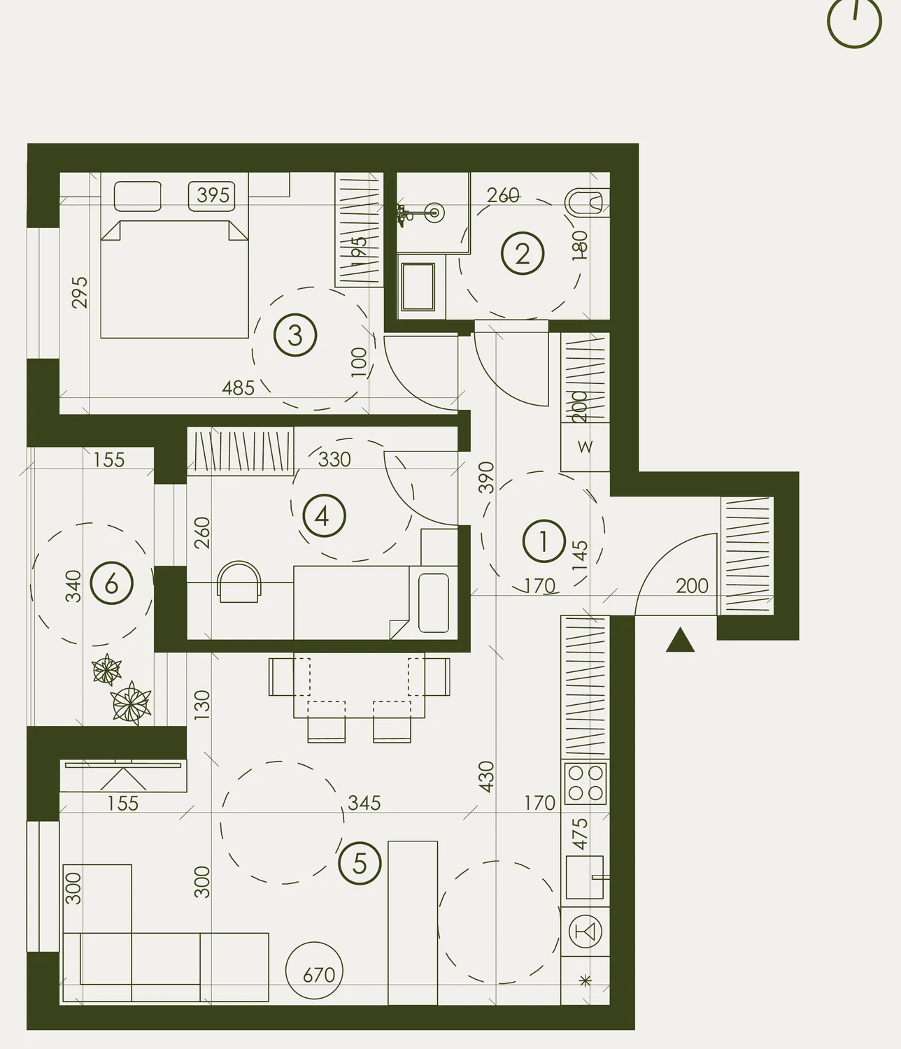 Tlocrt — S01, ResidenceZ Zabok