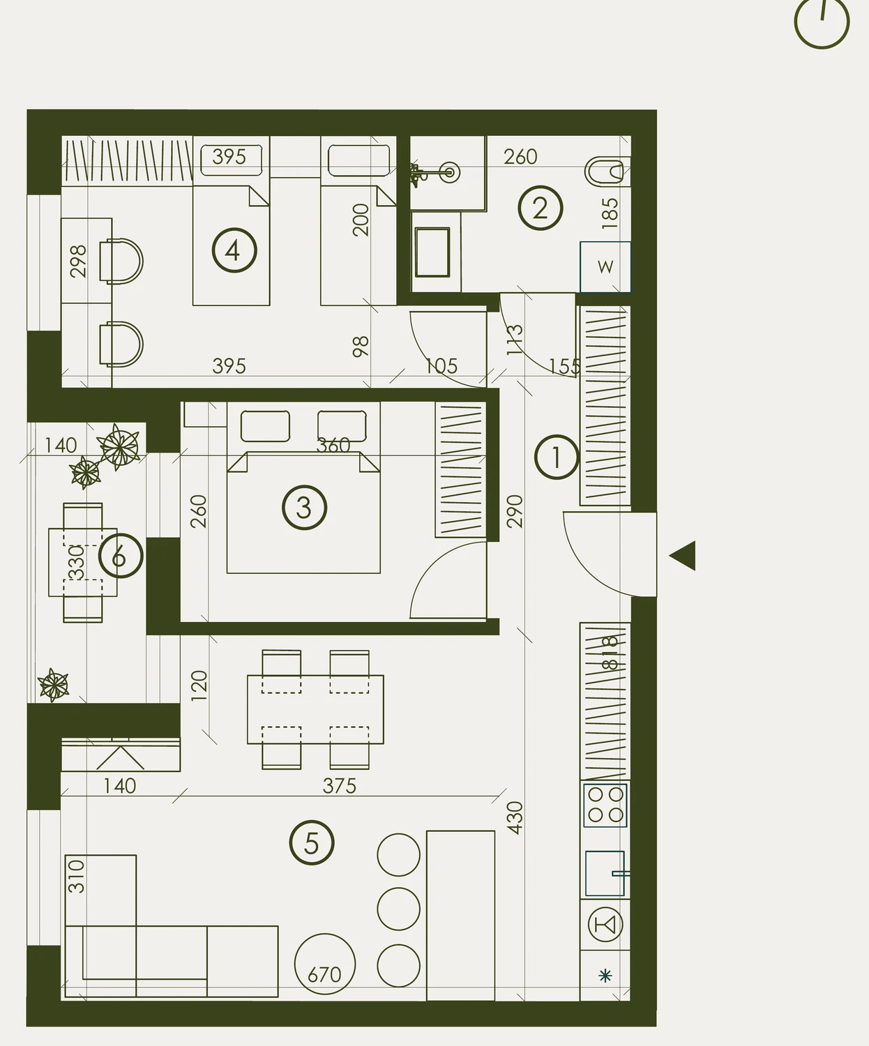Tlocrt — S11, ResidenceZ Zabok
