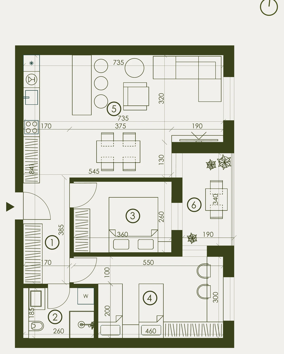 Tlocrt — S13, ResidenceZ Zabok