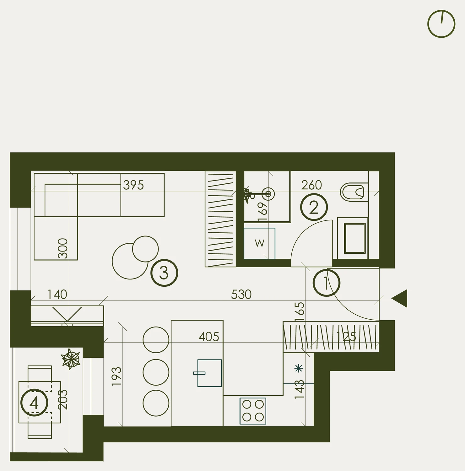 Tlocrt — S14, ResidenceZ Zabok