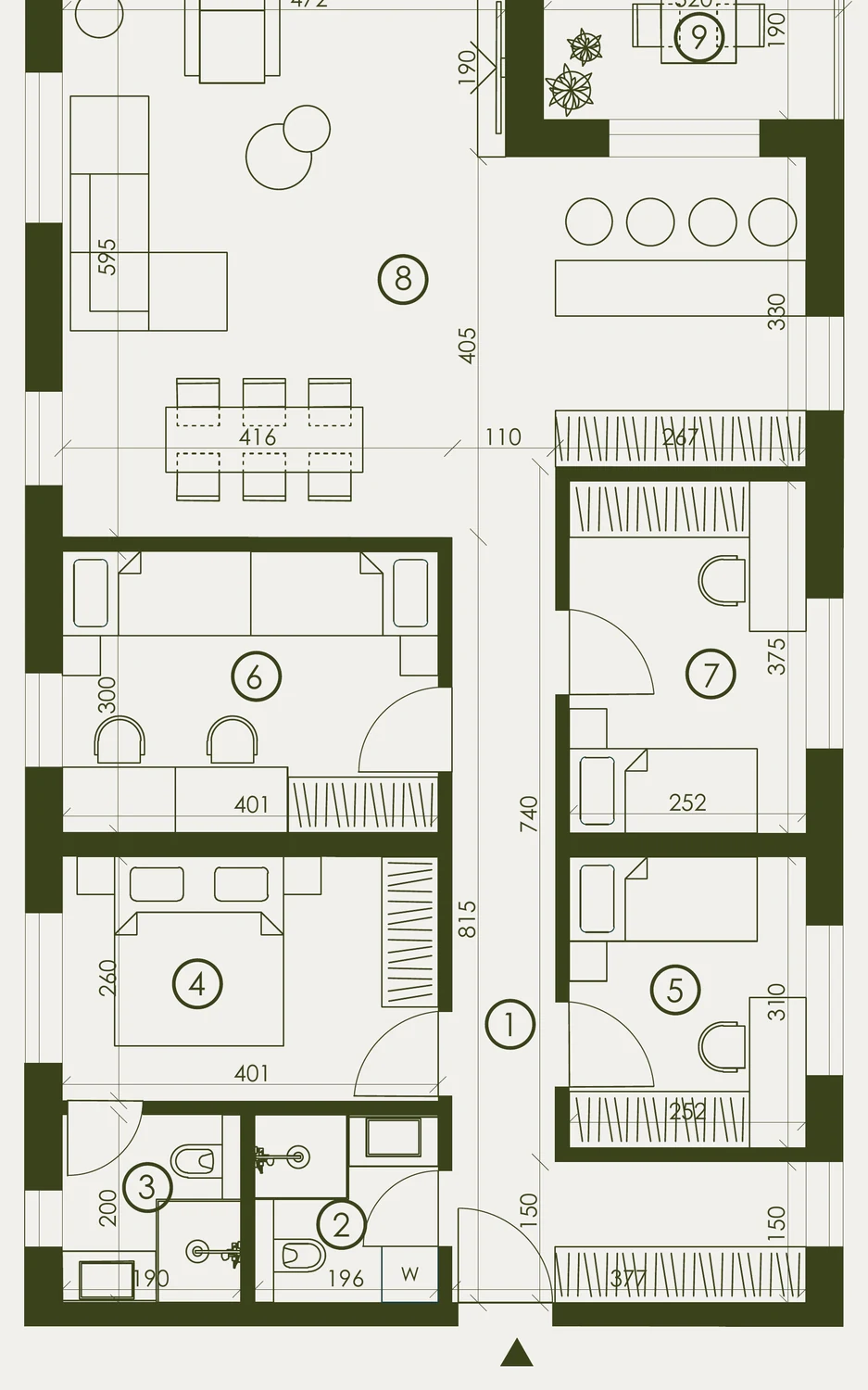 Tlocrt — S17, ResidenceZ Zabok