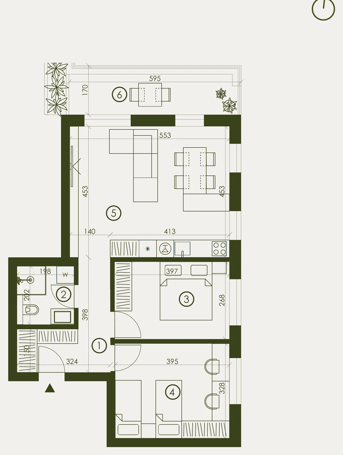 Tlocrt — S20, ResidenceZ Zabok