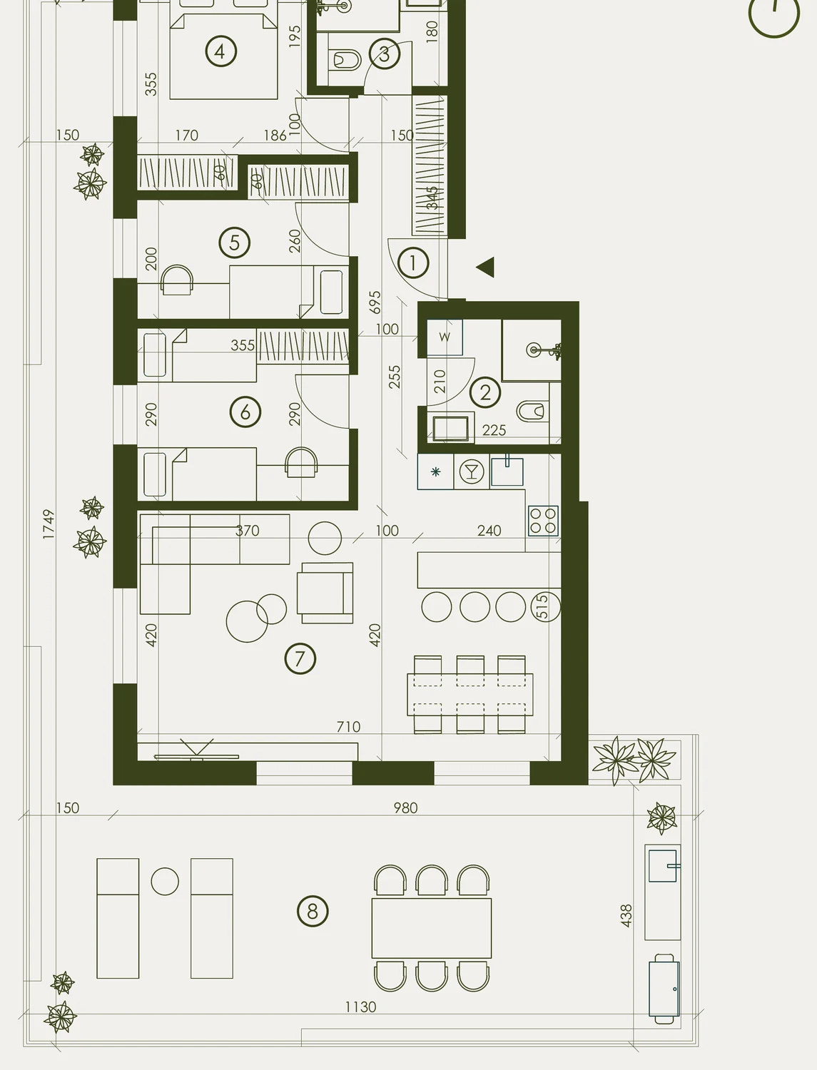 Tlocrt — S23, ResidenceZ Zabok