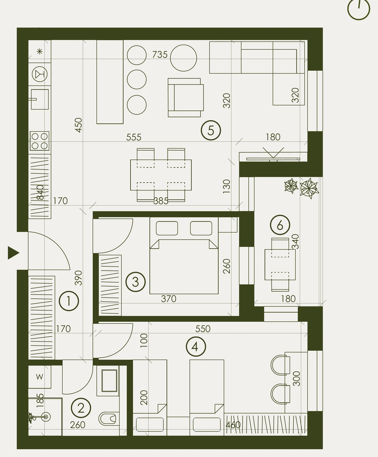Tlocrt — S03, ResidenceZ Zabok