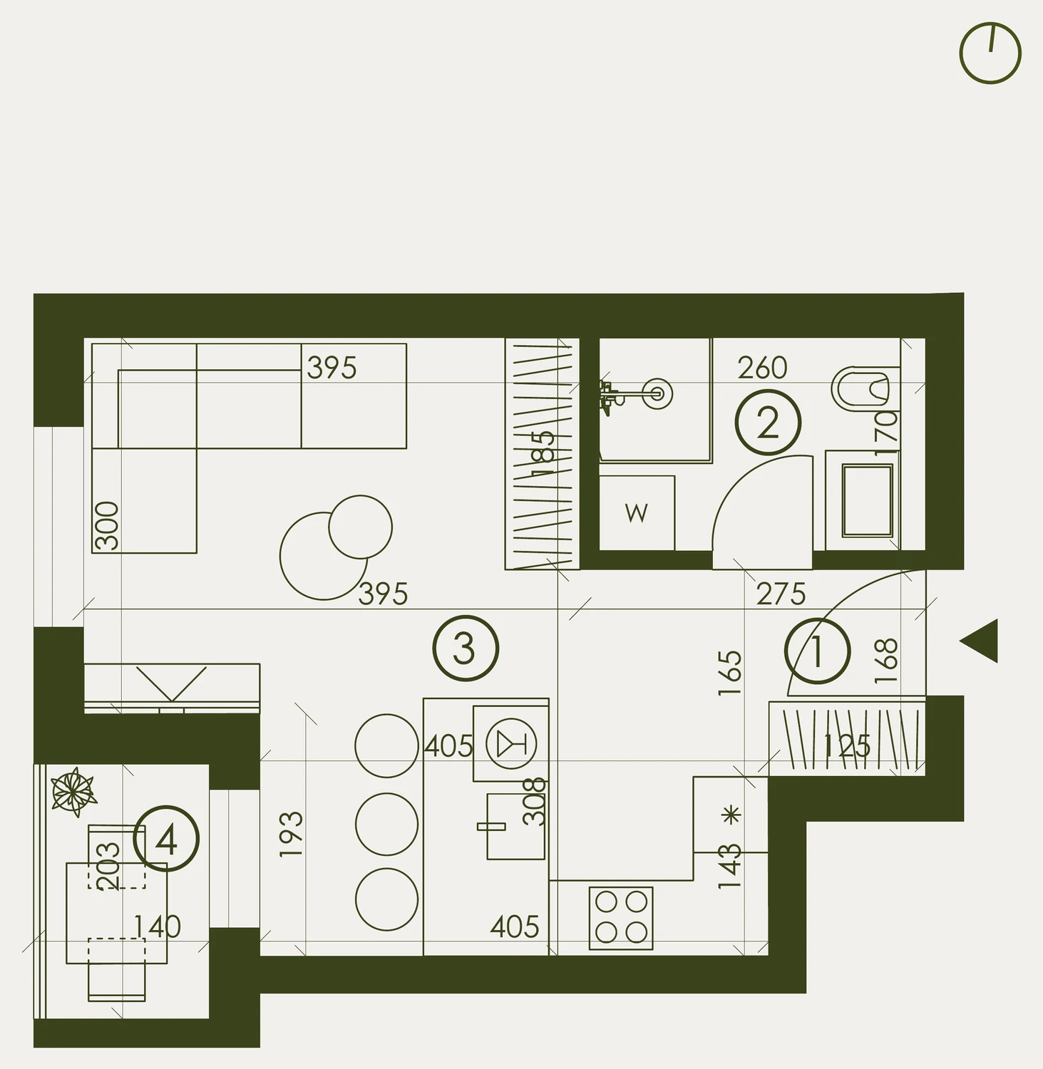 Tlocrt — S04, ResidenceZ Zabok